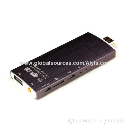 Android Mini PC with 1*HDMI port 1*TF Card Slot, Supports up to 32GB, 1* USB 2.0 Host